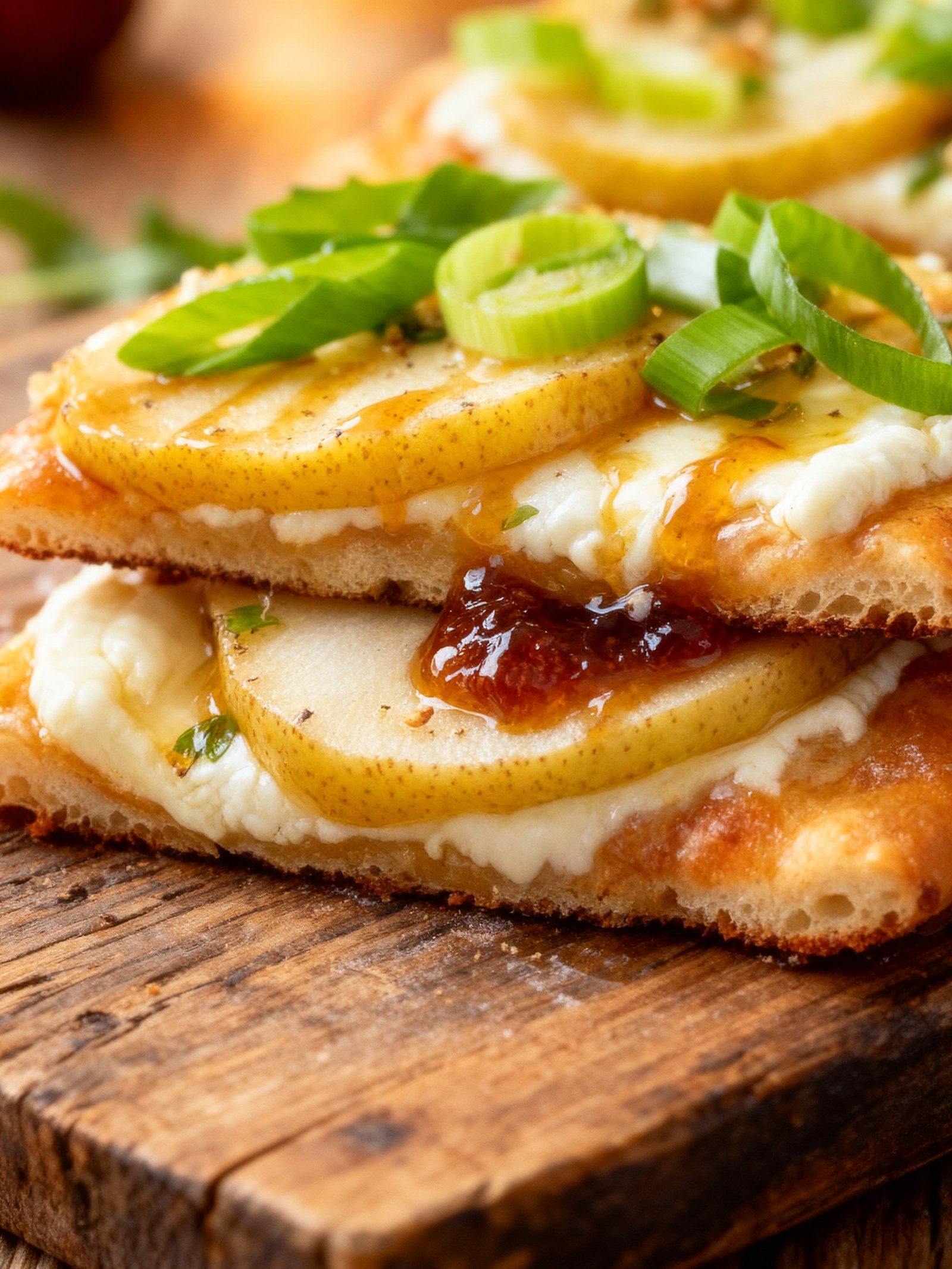 Pear Gorgonzola Flatbread finished