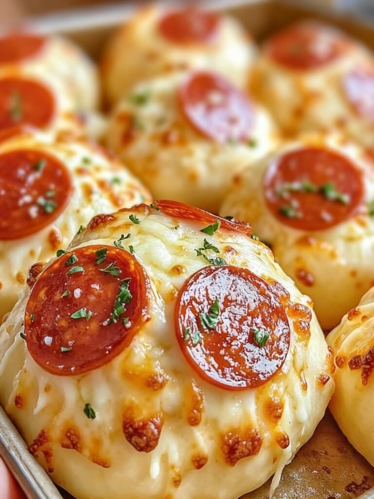 Pepperoni Cheese Pizza Bombs Recipe