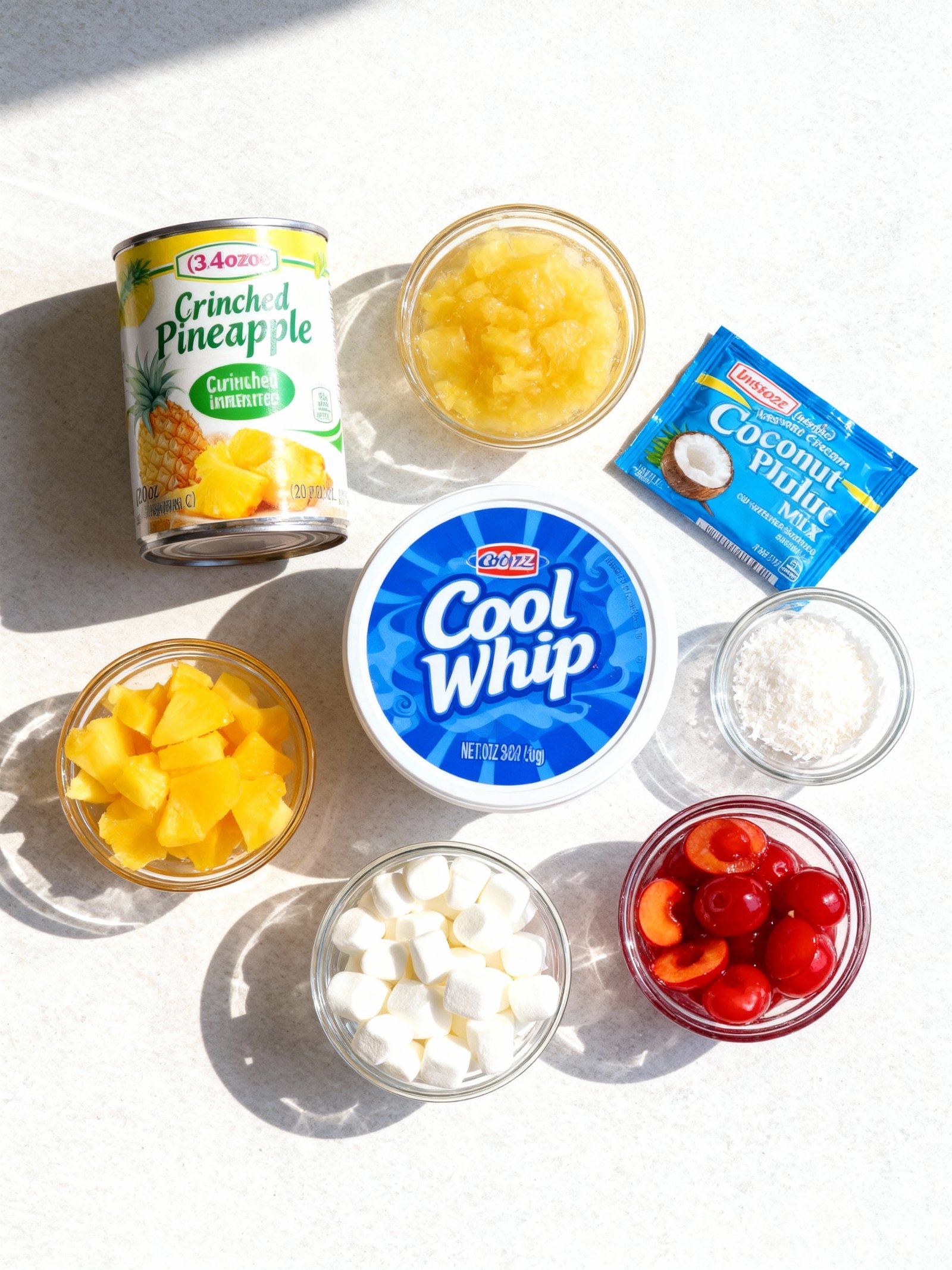 Pina Colada Fluff ingredients