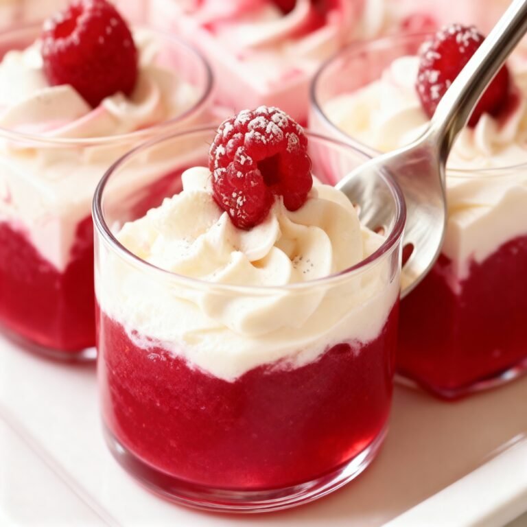 Raspberry No Gelatin Dessert Recipe