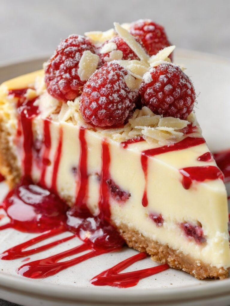 White Chocolate Raspberry Cheesecake Recipe