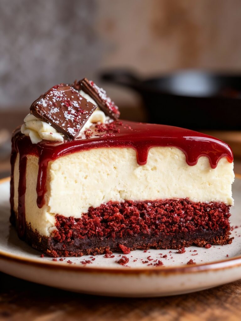 Red Velvet Cheesecake Swirl Brownies Recipe