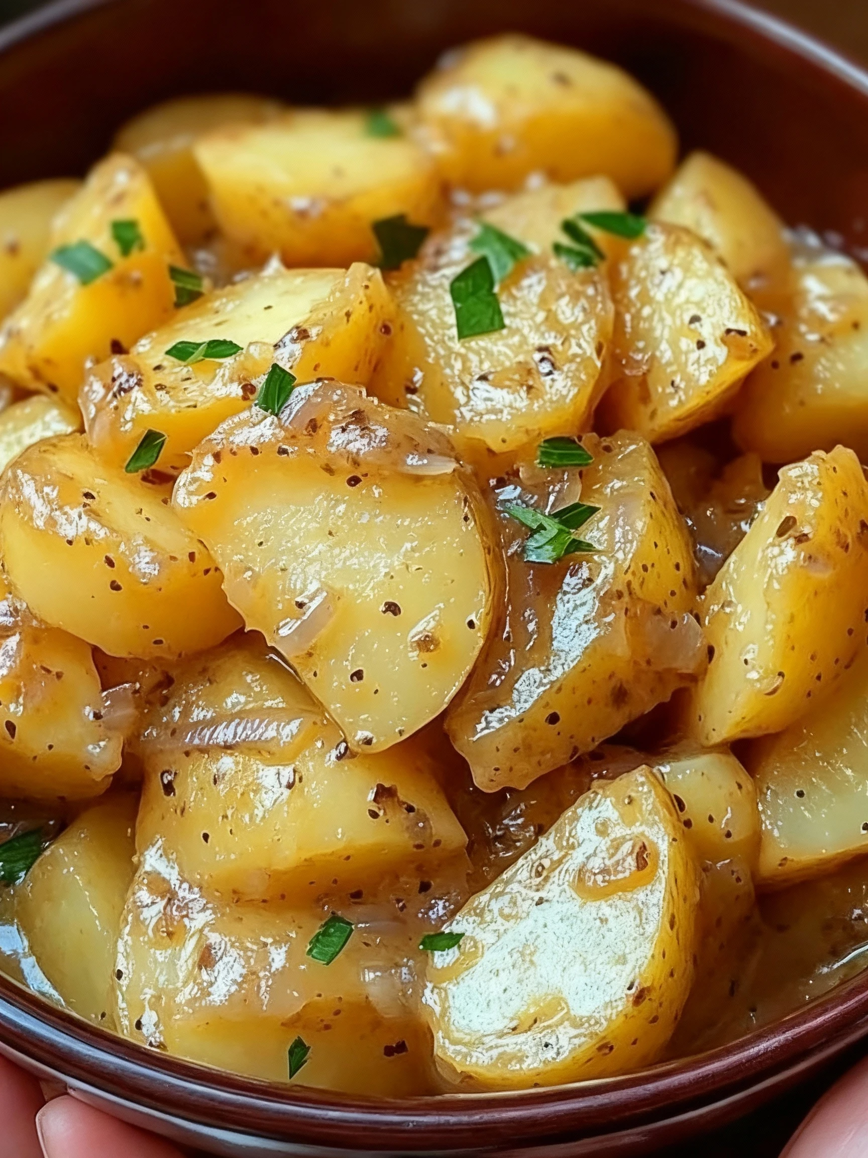Slow Cooker Lipton Onion Potatoes finished