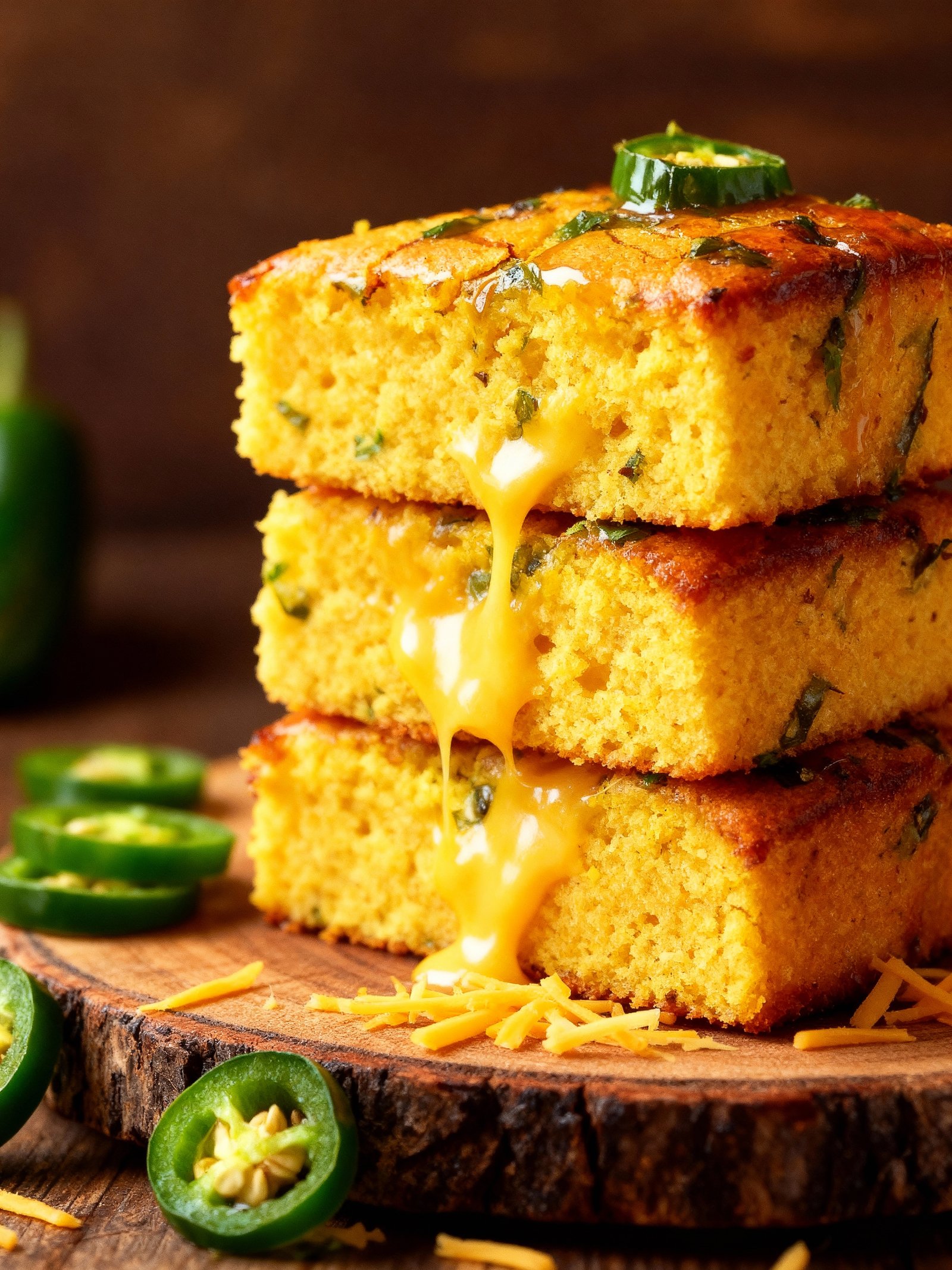 Spicy Jalapeño Cornbread finished