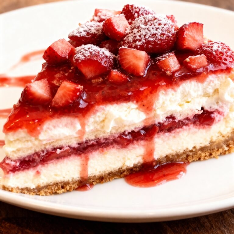 Strawberry Crunch Cheesecake Recipe