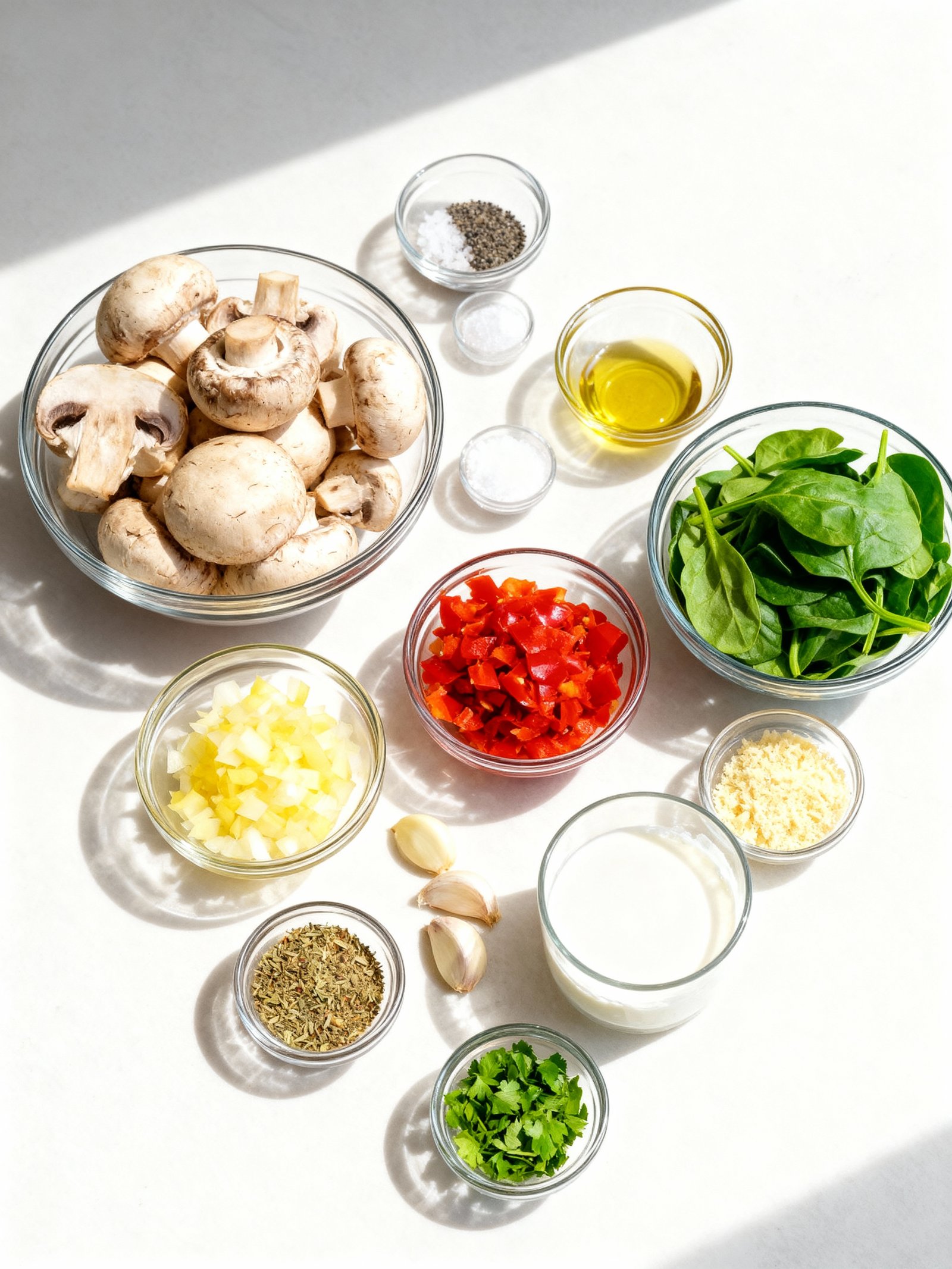 Stuffed Mushrooms Appetizer ingredients