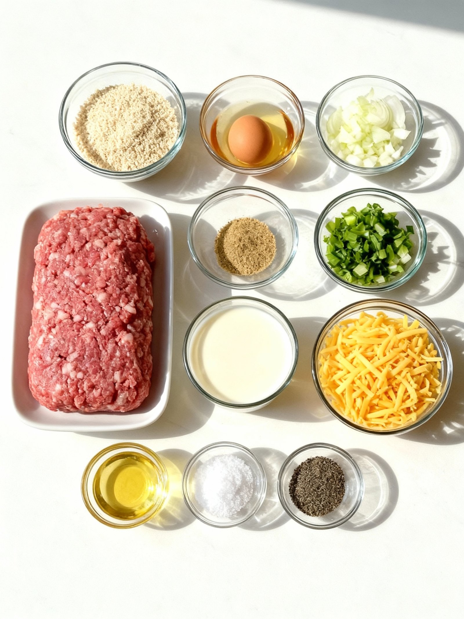 Swedish Meatball Noodle Bake ingredients