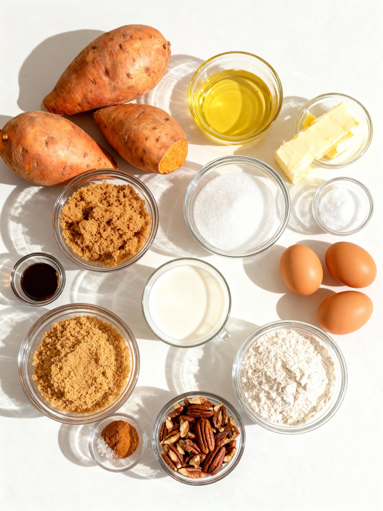 Sweet Potato Casserole Recipe ingredients