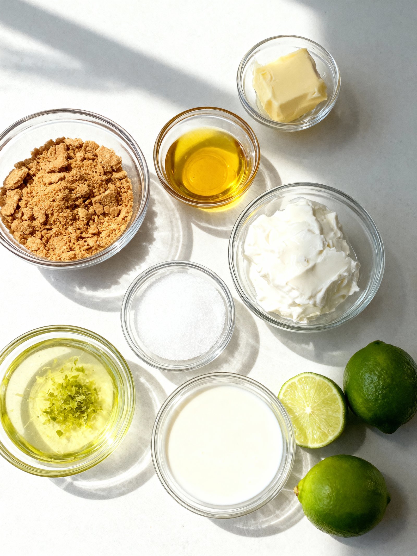 Tangy Lime Cheesecake Tartlets ingredients