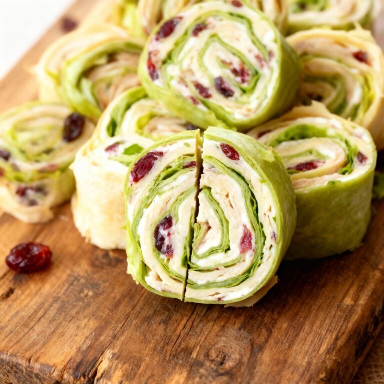 Turkey Cranberry Pinwheels Recipe