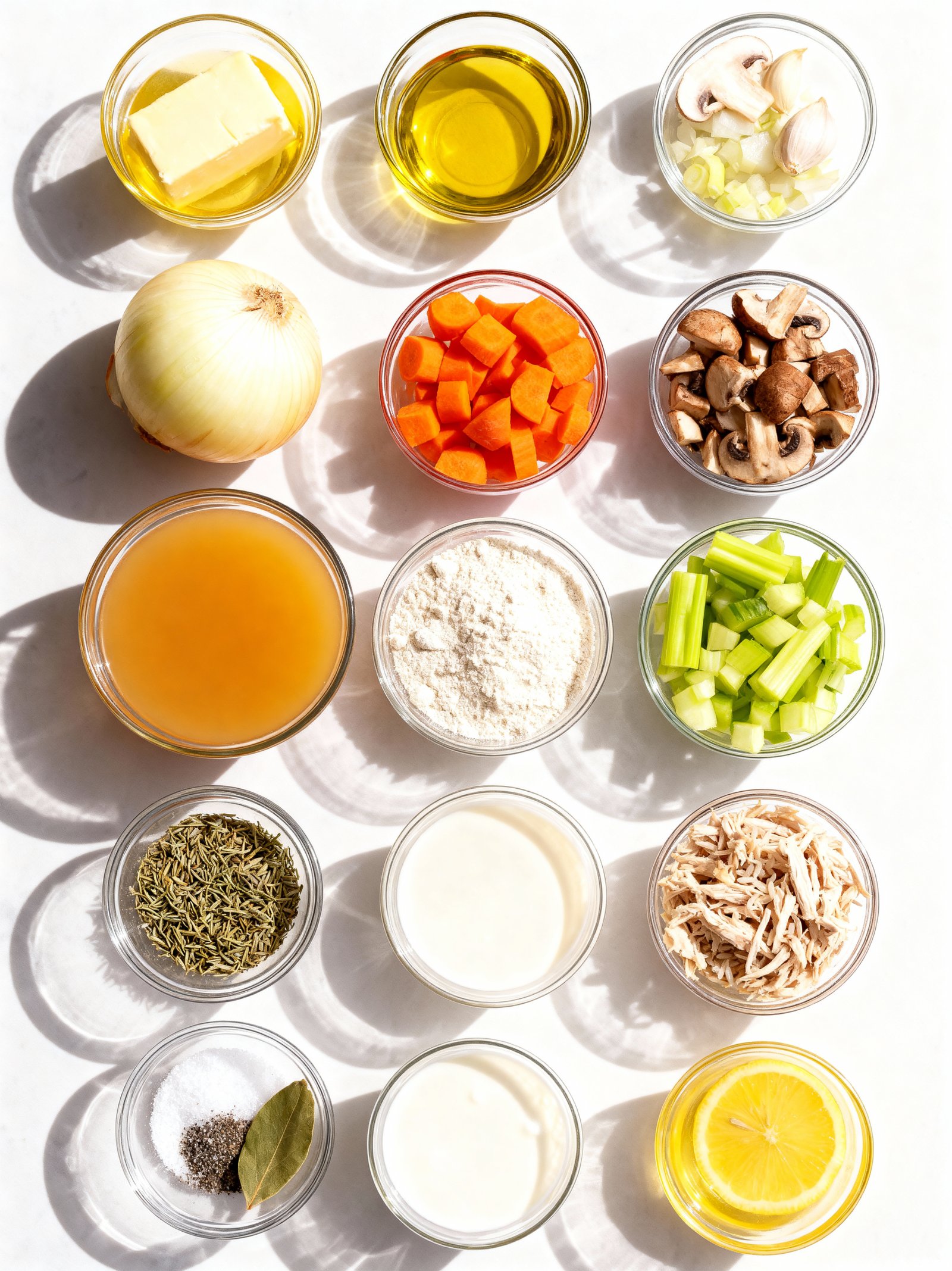 Turkey Wild Rice Soup ingredients