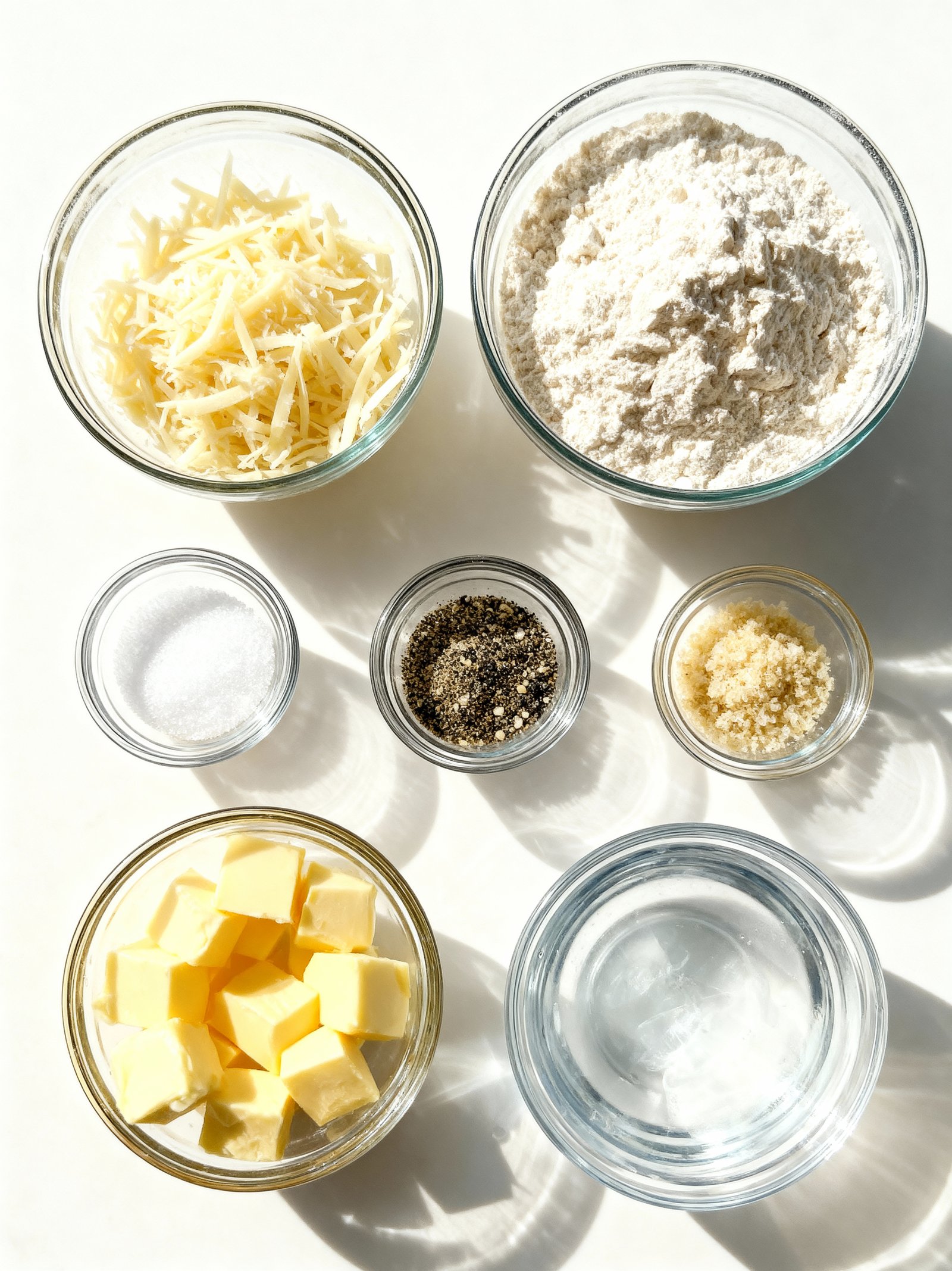 Black Pepper Asiago Crackers ingredients