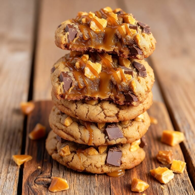 Butterfinger Caramel Crunch Cookies Recipe
