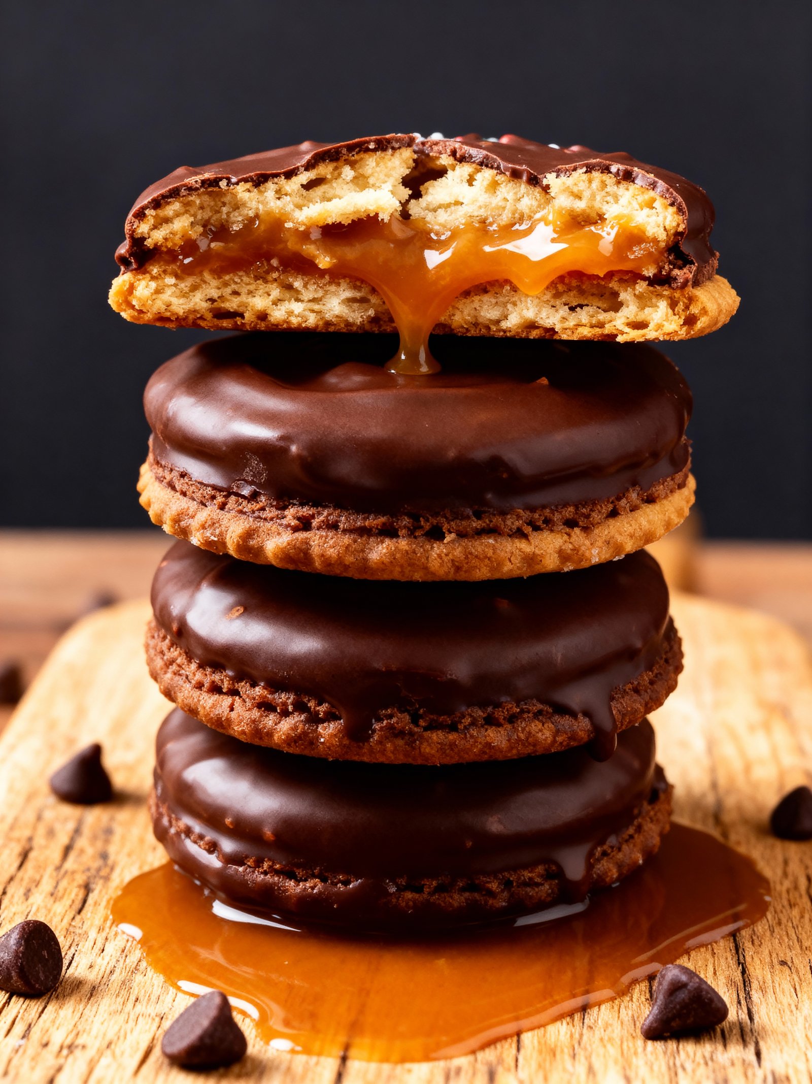 Caramel Ritz Cracker Cookies finished
