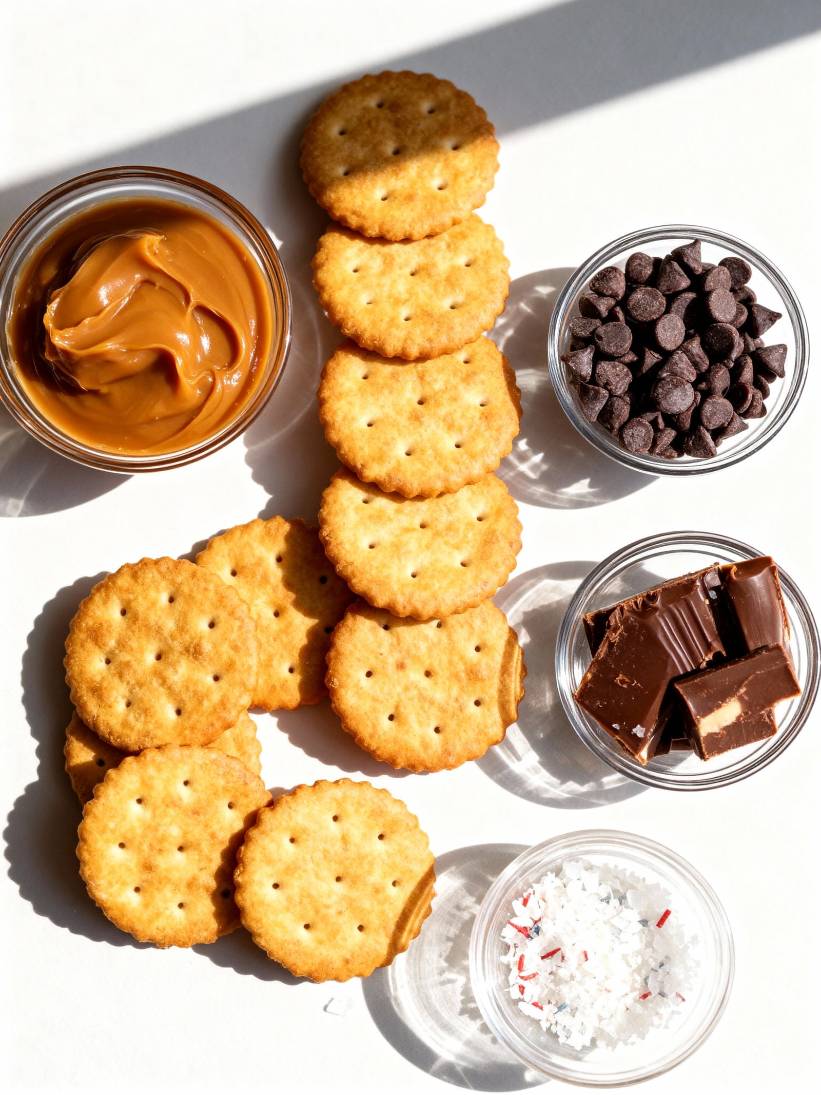 Caramel Ritz Cracker Cookies ingredients