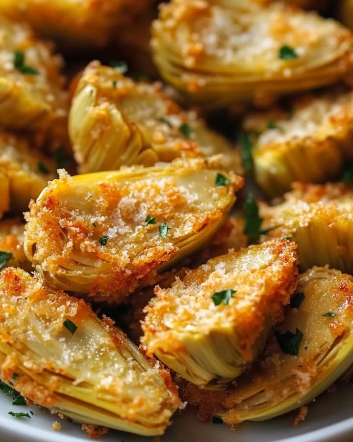 Crispy Parmesan Artichoke Hearts crunchy bite of perfection ingredients