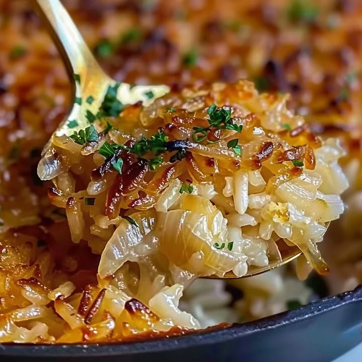 French Onion Butter Rice finished