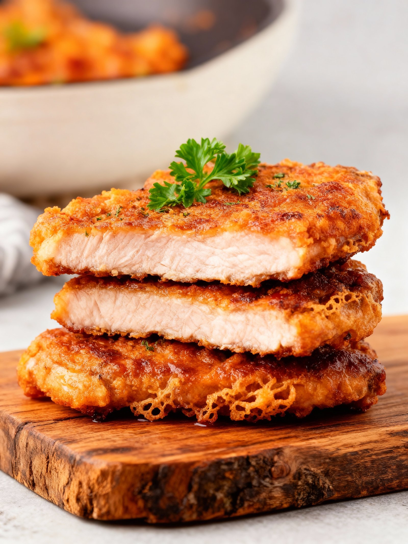 Fried Pork Chops finished