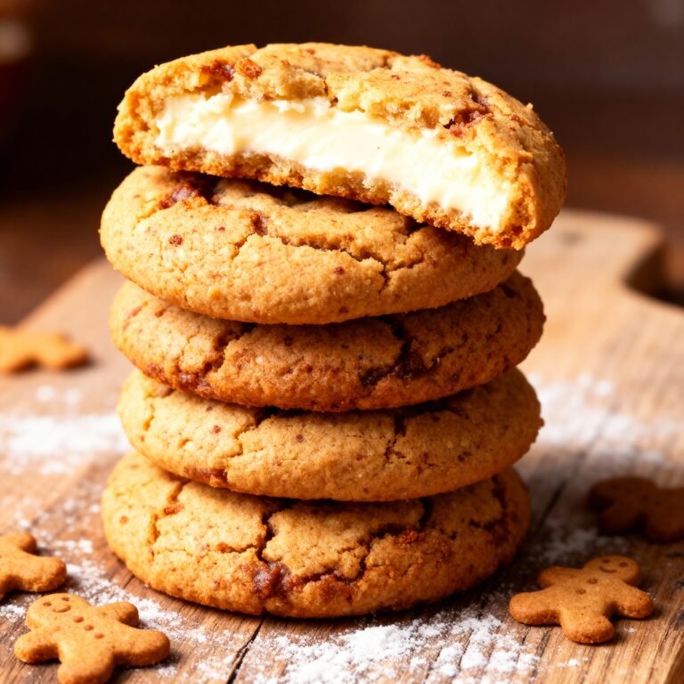 Gingerbread Cheesecake Cookies Recipe