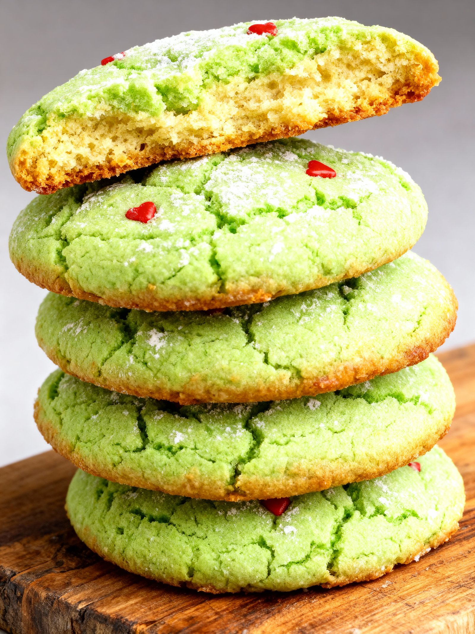 Grinch Cookies finished