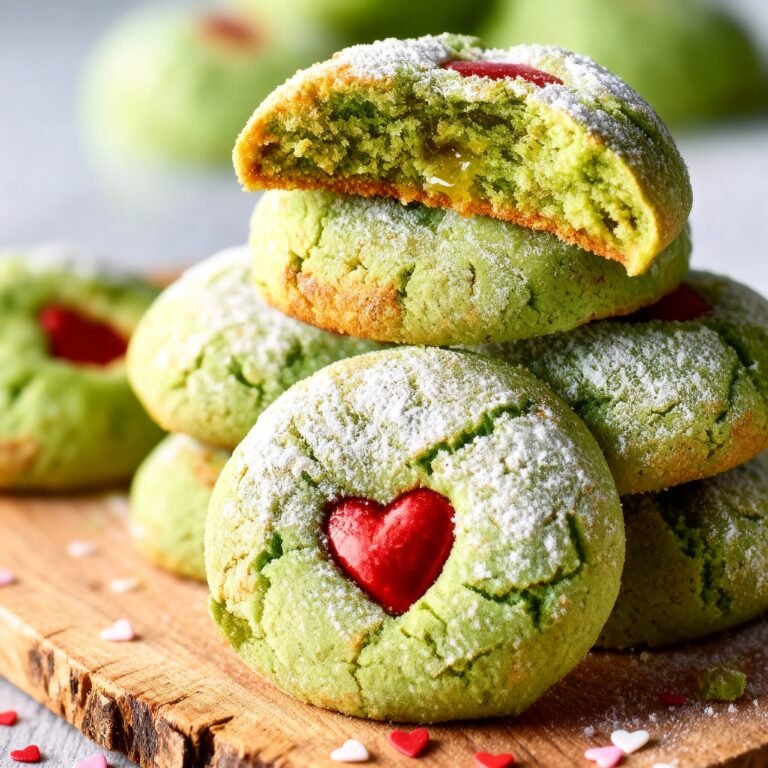 Grinch Cookies with Cake Mix Recipe