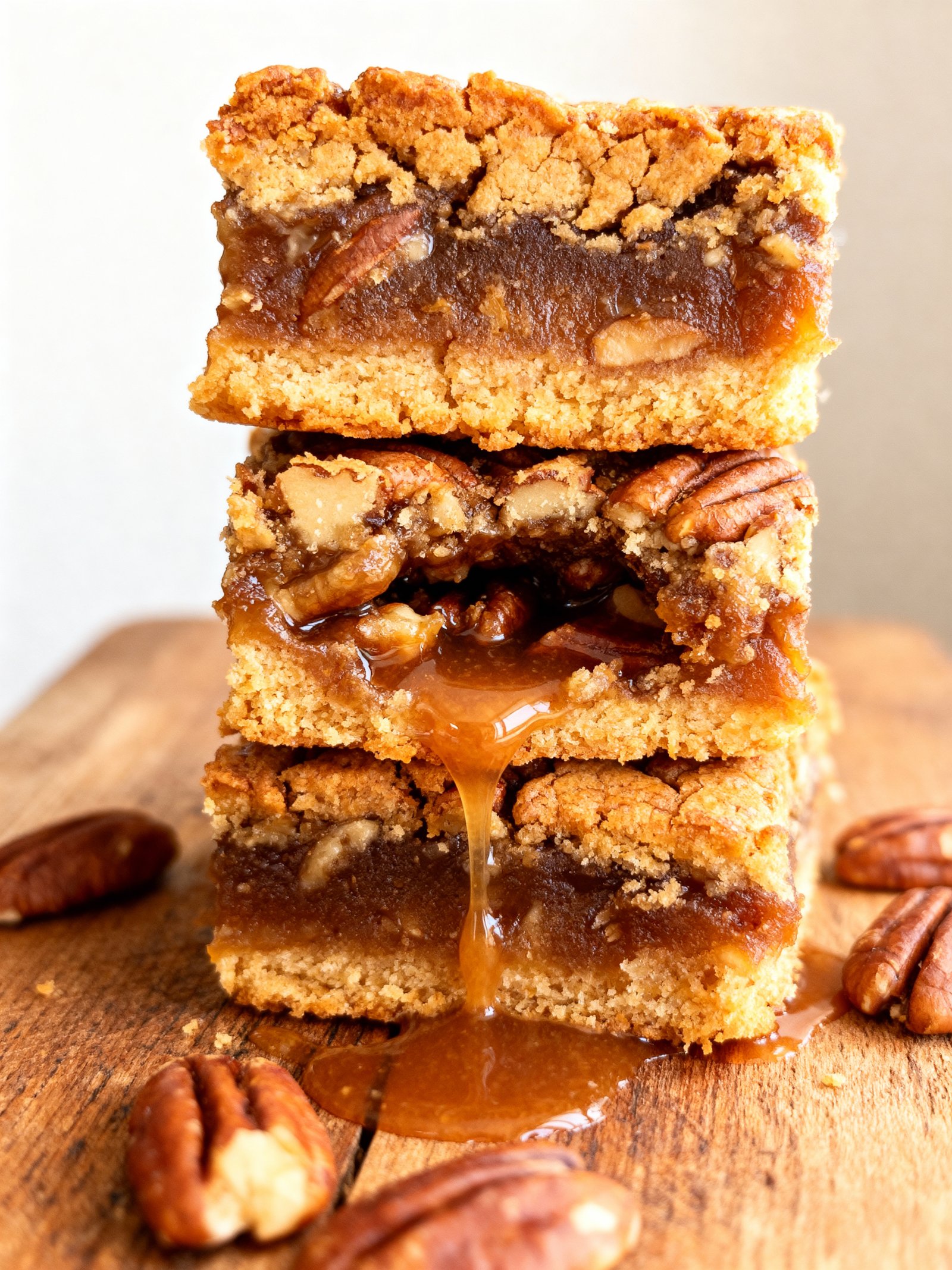 Lazy Girl Pecan Pie Bars finished