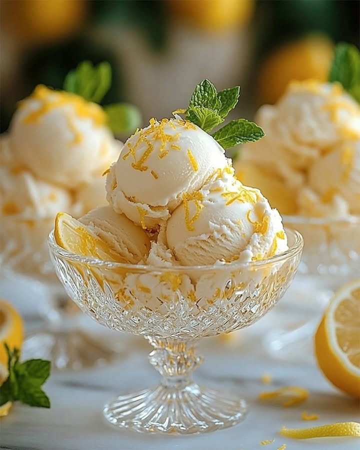 Lemon Cheesecake Ice Cream ingredients