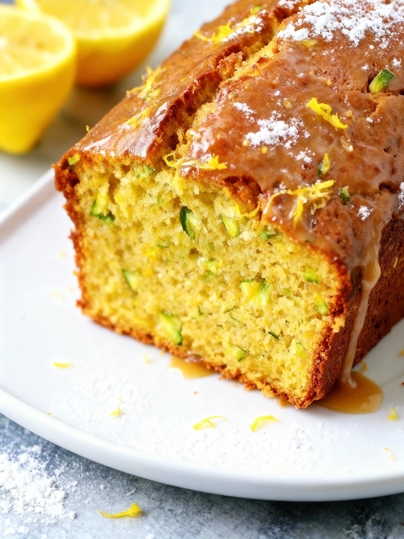 Lemon Zucchini Heaven Bread finished