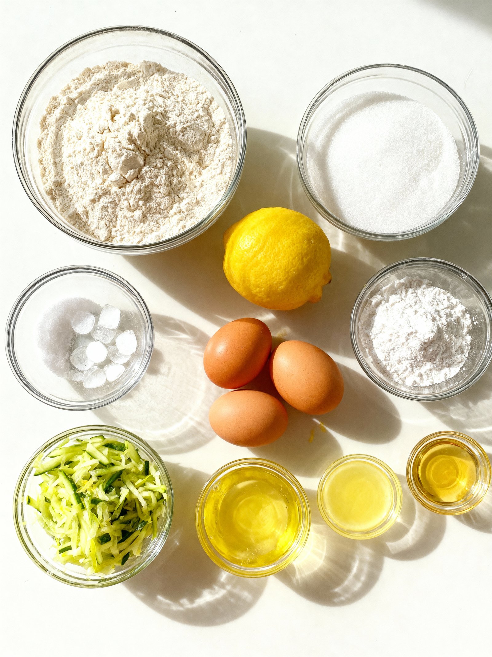 Lemon Zucchini Heaven Bread ingredients