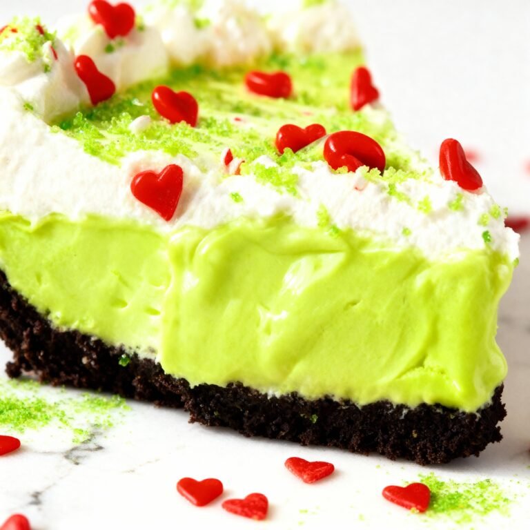 No Bake Grinch Pie Recipe