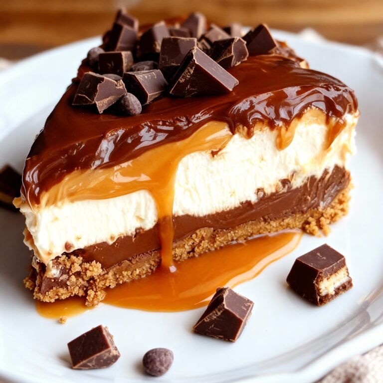 No Bake Twix Cheesecake Recipe