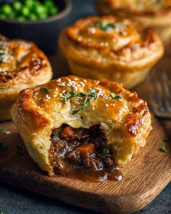 Savory Irish Beef & Sweet Potato Mini Pies ingredients