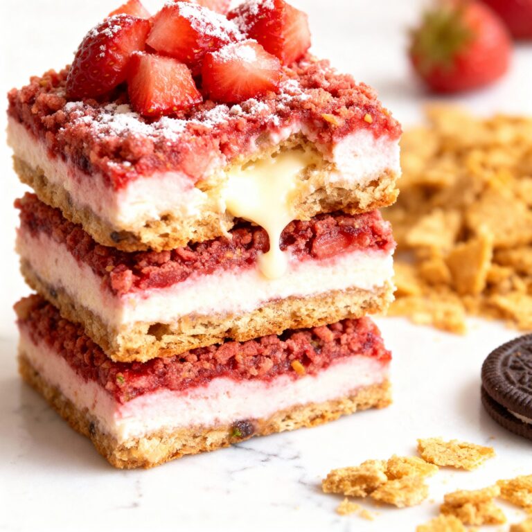 Strawberry Crunch Bars Recipe