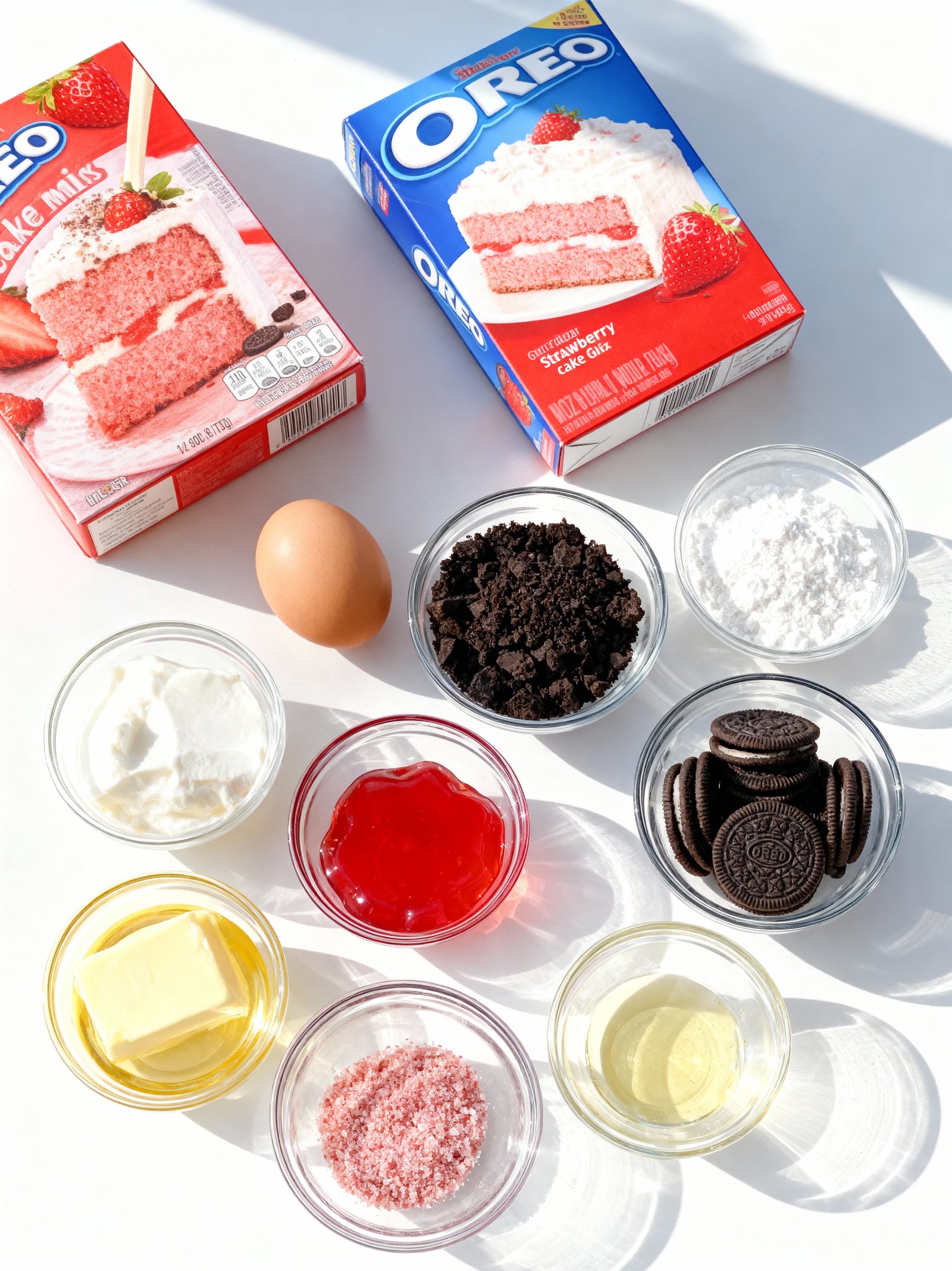 Strawberry Crunch Bars ingredients