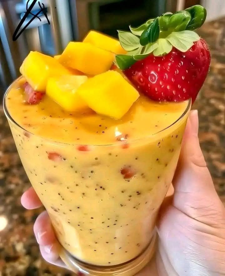 Tropical Strawberry Mango Smoothie ingredients