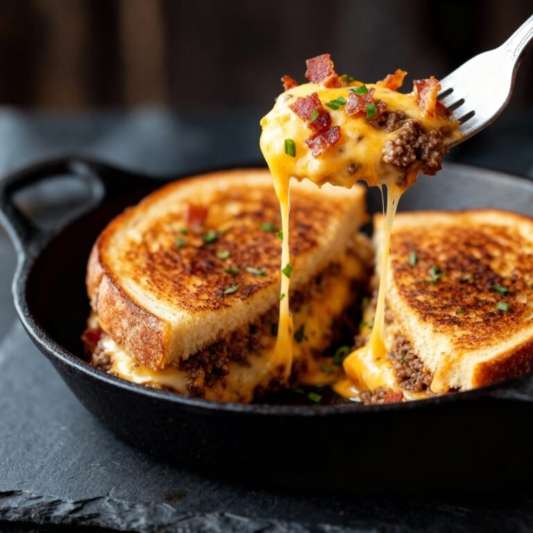 Ultimate Cheesy Ground Beef Melt Recipe