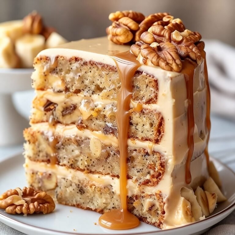 The Best Banana Caramel Cake Recipe