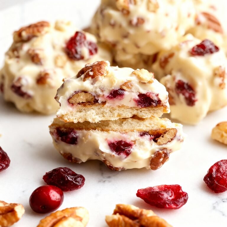 White Chocolate Cranberry Pecan Clusters Recipe