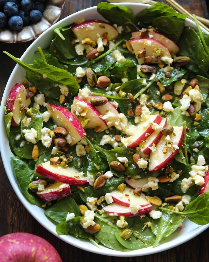 Winter Apple Salad ingredients