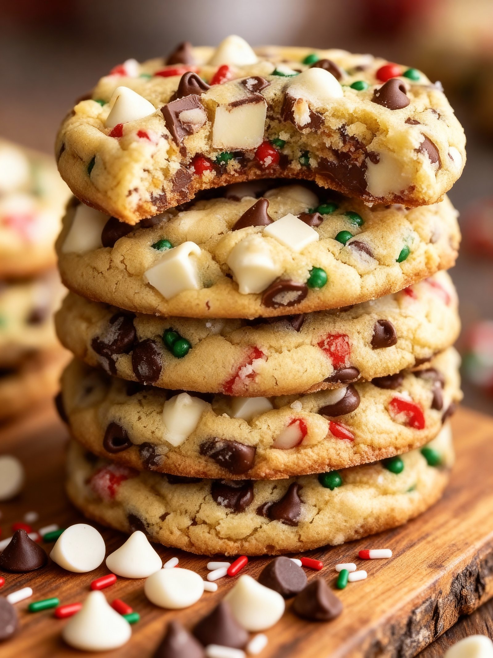 Winter Wonderland Chocolate Chip Cookies finished