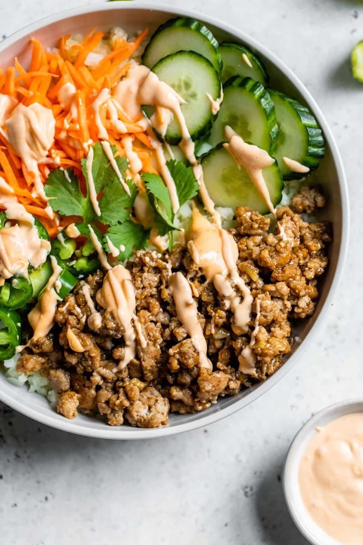 Recipe Title: Banh Mi Bowl (Paleo, Whole30) finished