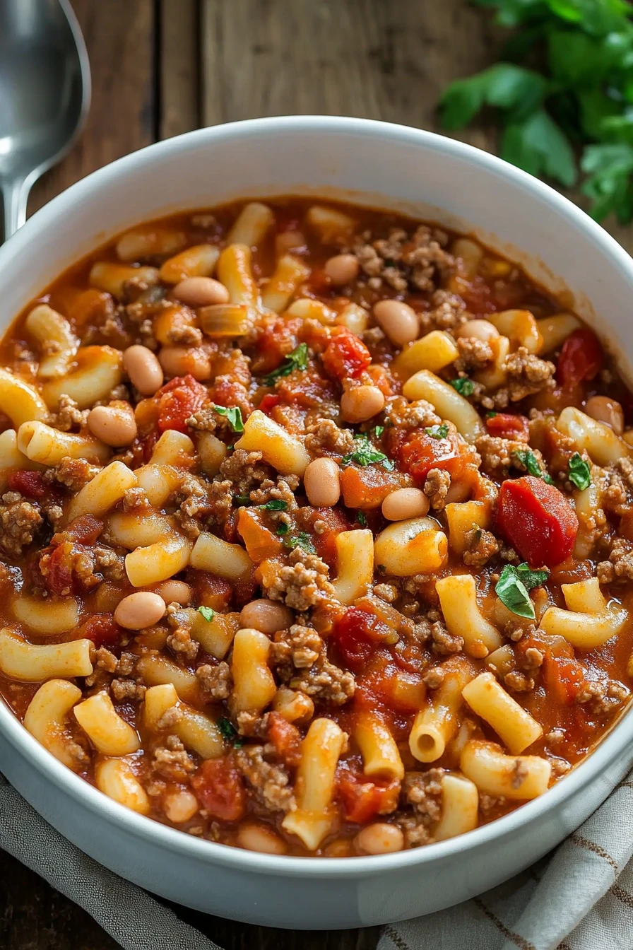 Barefoot Contessa Pasta Fagioli Recipe finished