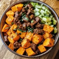 Beef and Sweet Potato Power Bowl finished