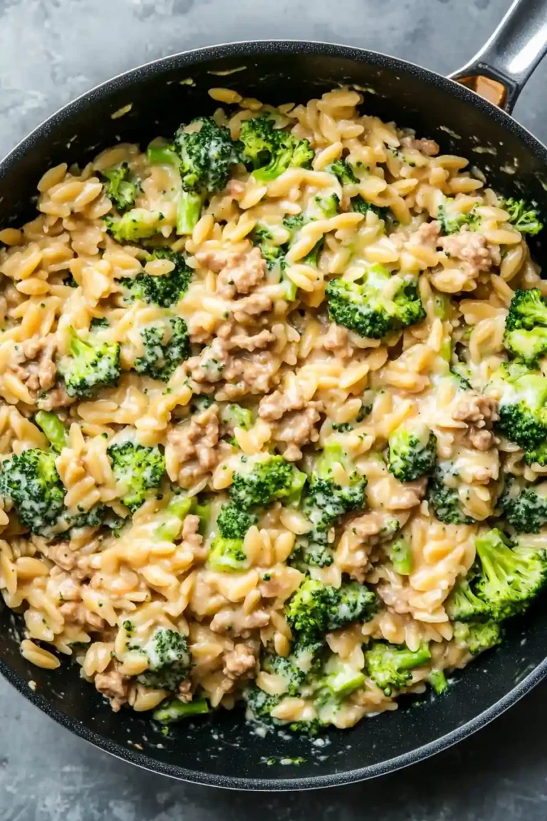 Quick Ground Turkey Orzo Recipe Easy