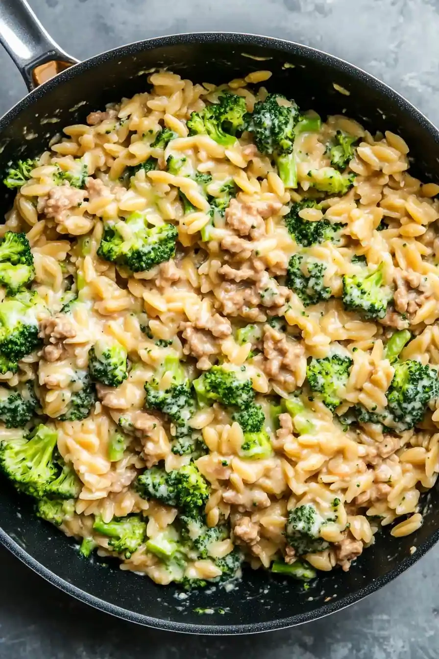 Best Ground Turkey Orzo Recipe finished