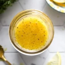 Best Lemon Kale Salad Dressing - Easy Recipe finished