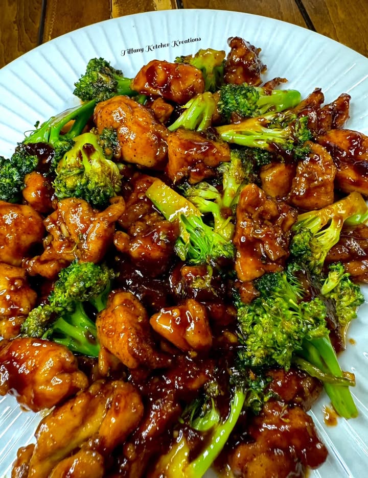 Bourbon Chicken with Broccoli Recipe