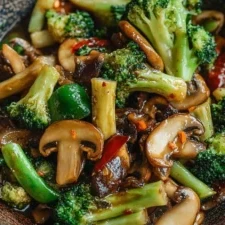 Broccoli and Mushroom Stir Fry finished
