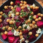 Chickpea, Beet and Feta Salad Recipe
