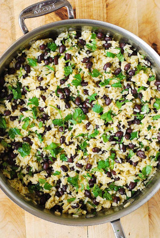Cilantro-Lime Black Bean Rice Recipe